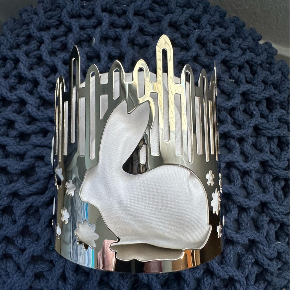 🐰 Yankee Candle Jar Holder - Bunny Picket Fence 🐰